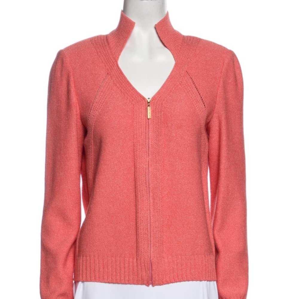 NOT AVAILABLE St. John zip Sweater